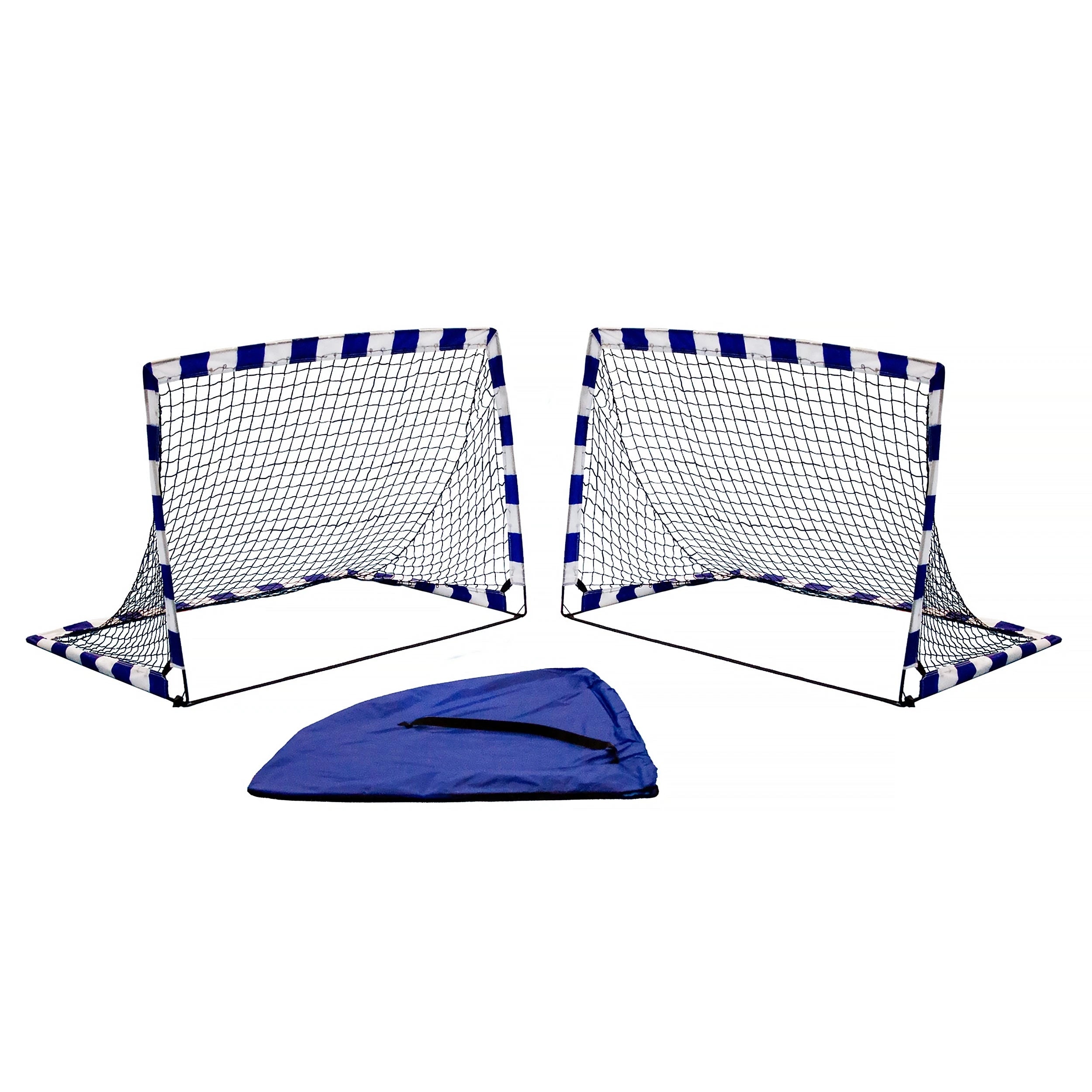 Par porterías balonmano desplegables POP UP 1,8 x 1,2m