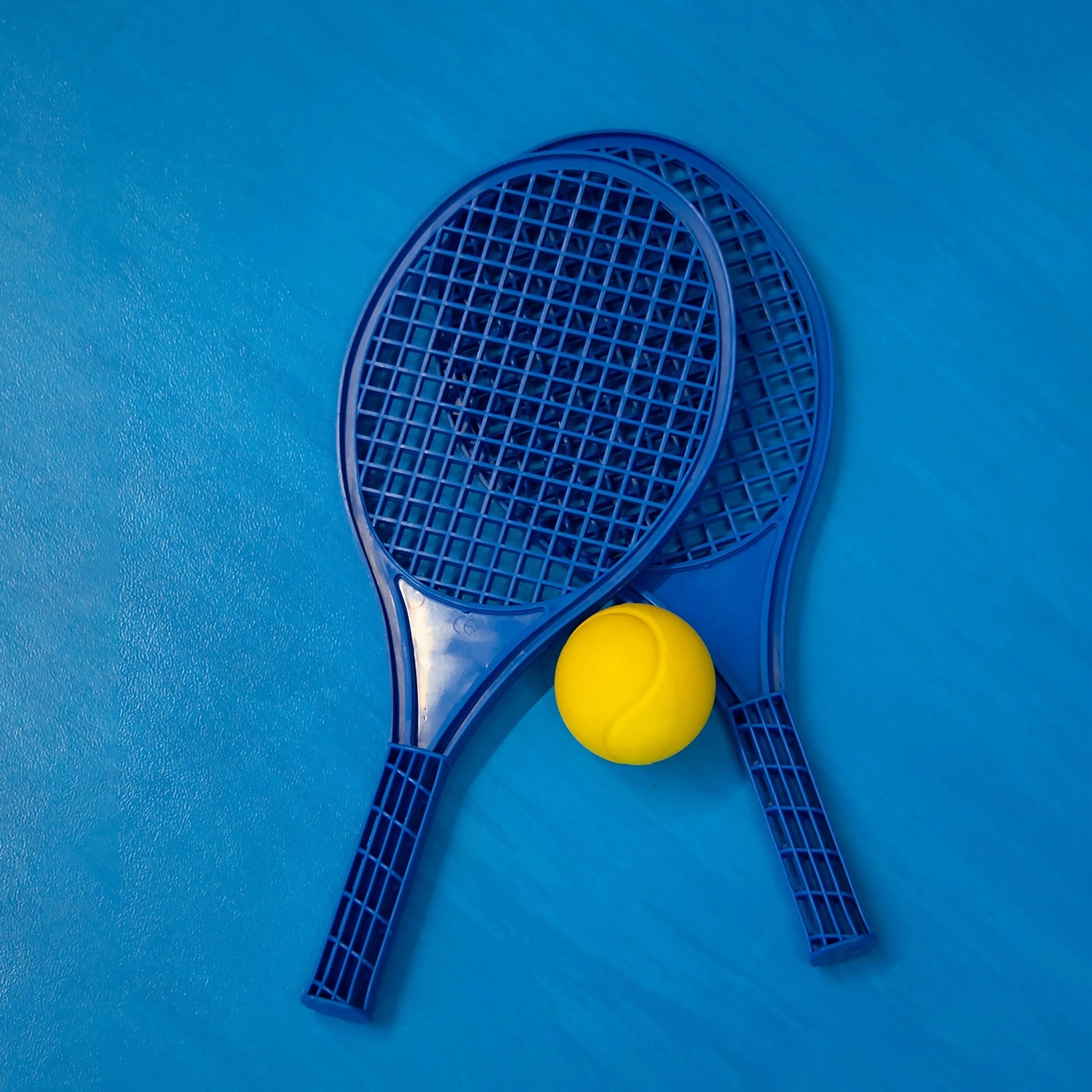 Children's tennis set with 41cm rackets and carry net Powershot