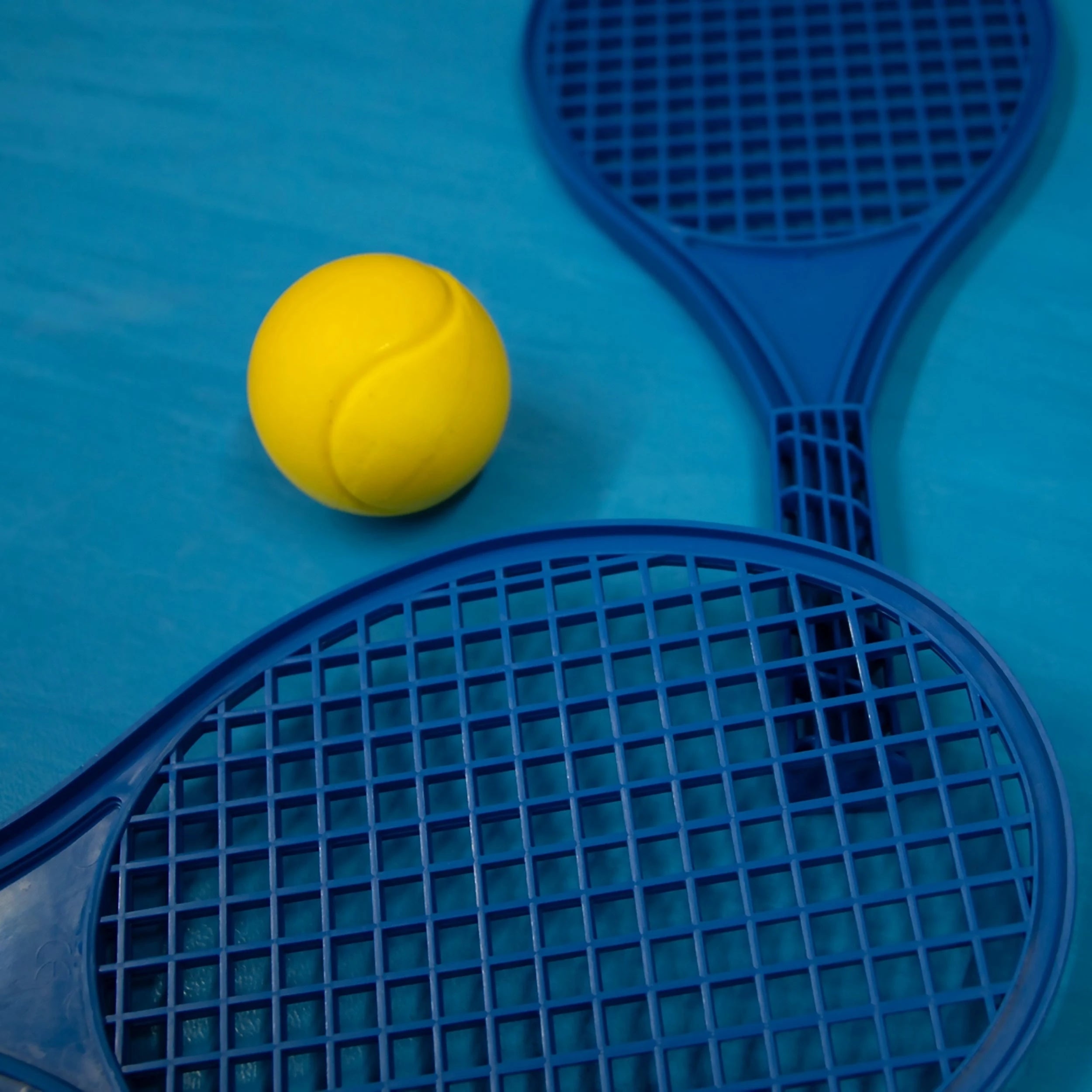 Children's tennis set with 41cm rackets and carry net Powershot