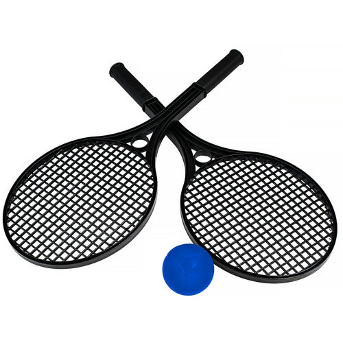 Children's tennis set with 54cm rackets and carry net Powershot
