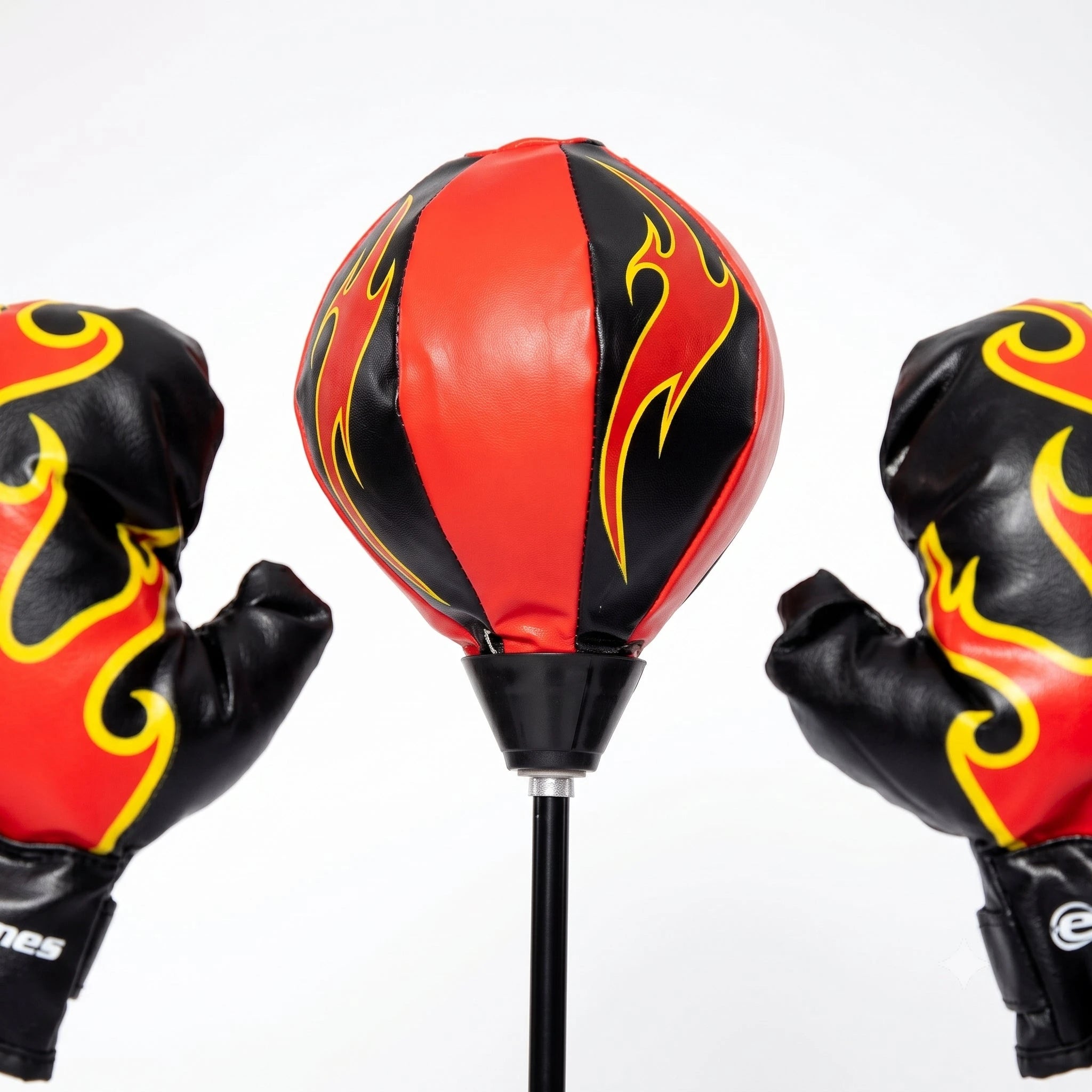 Saco de boxeo de pie con guantes de boxeo - Niños