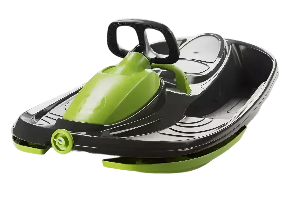 Snow Sled with Retractable Tow Cable for Kids and Adults Powershot