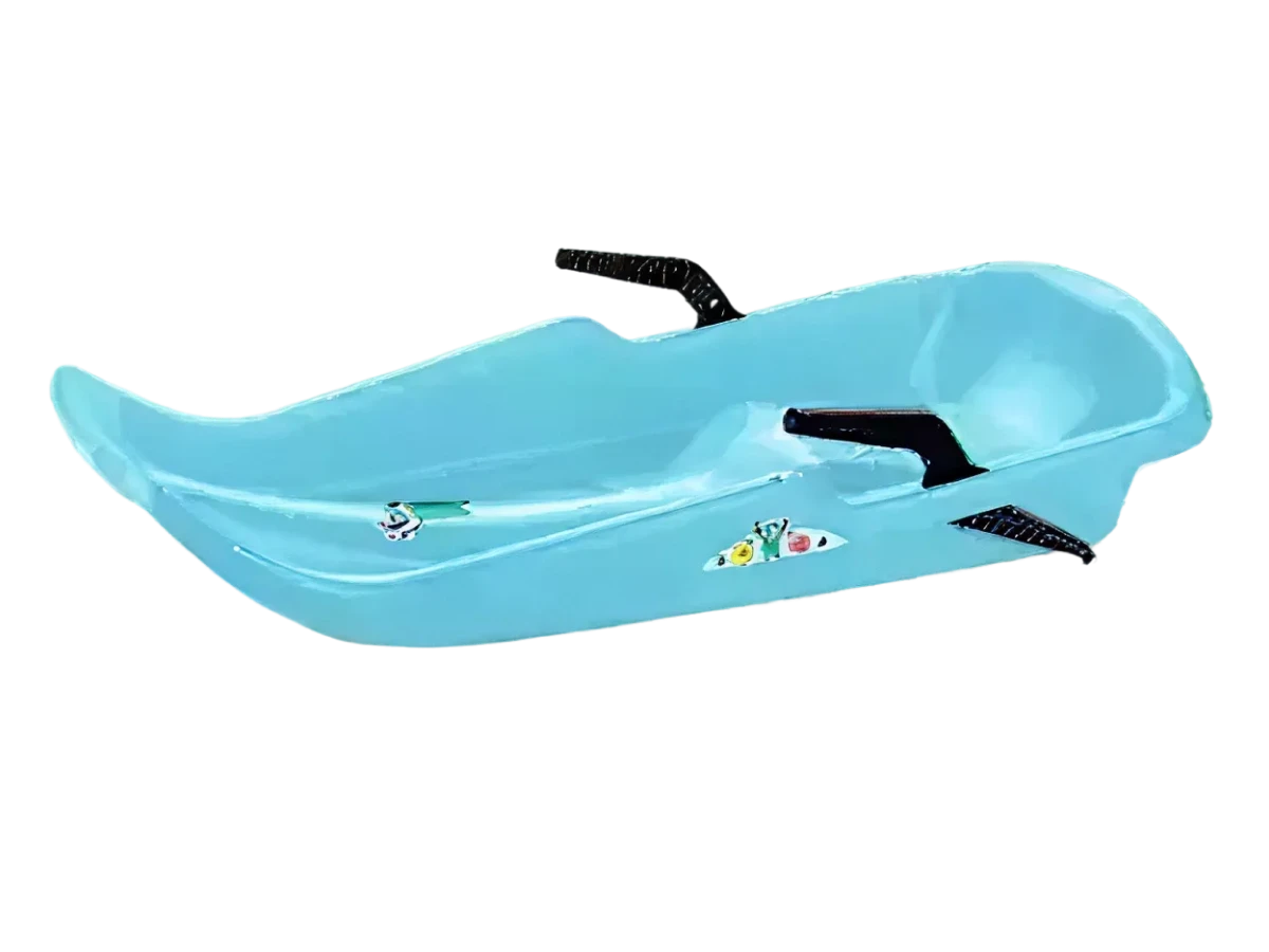 Twister Children's Speed Sled with Hand Brakes and Tow Rope Powershot