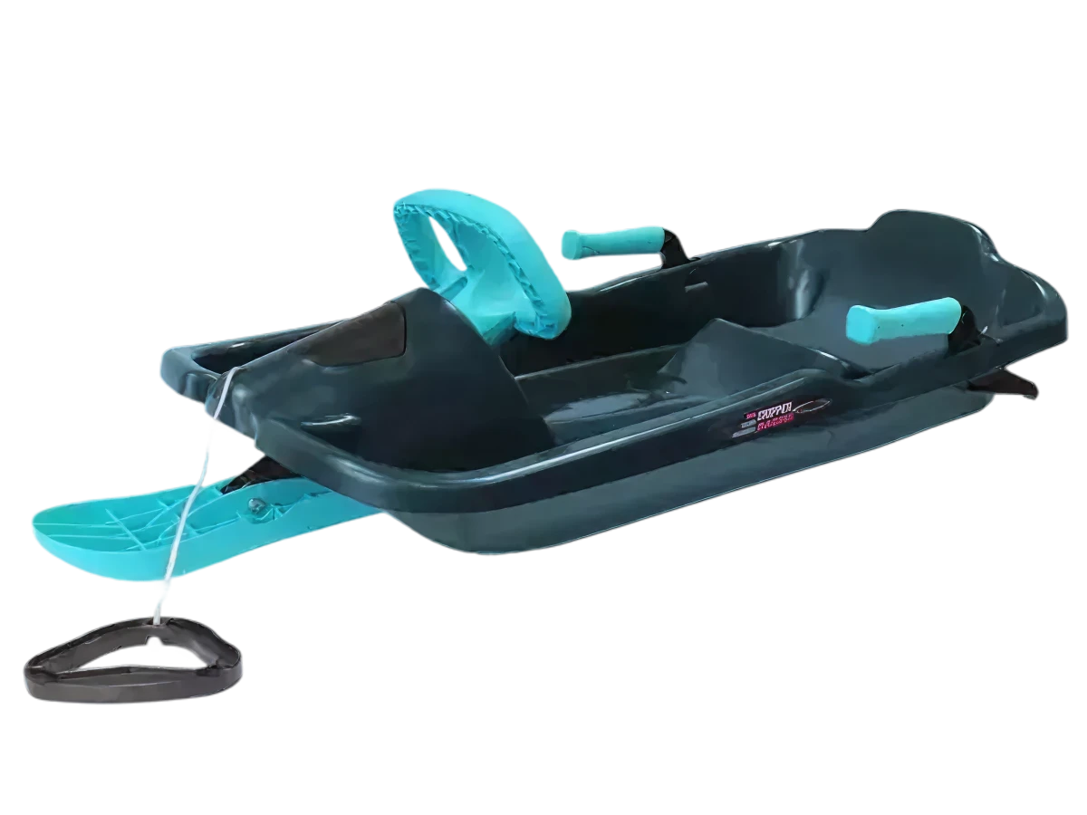 Designer sled with steering wheel Powershot