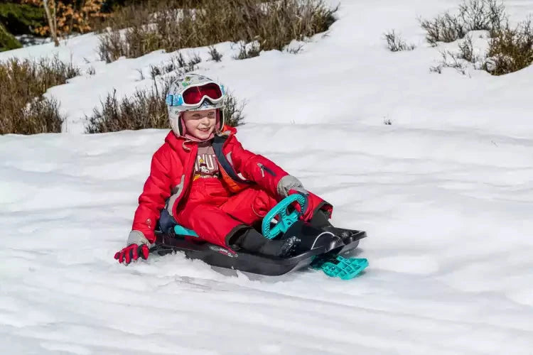 Designer sled with steering wheel Powershot