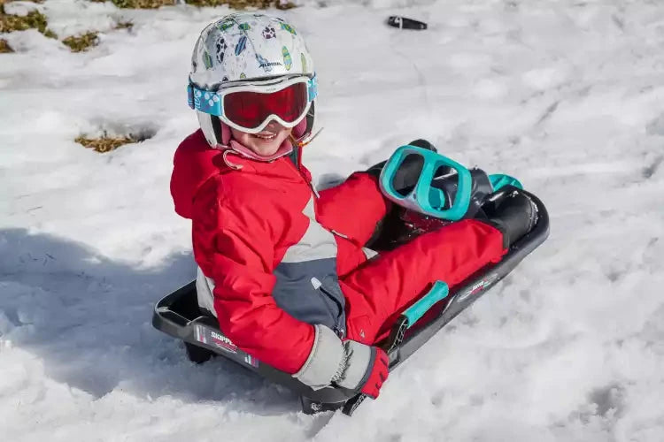 Designer sled with steering wheel Powershot