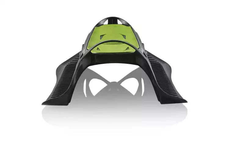 Snow Glider Futuristic Steerable Sled with Steering Wheel Powershot