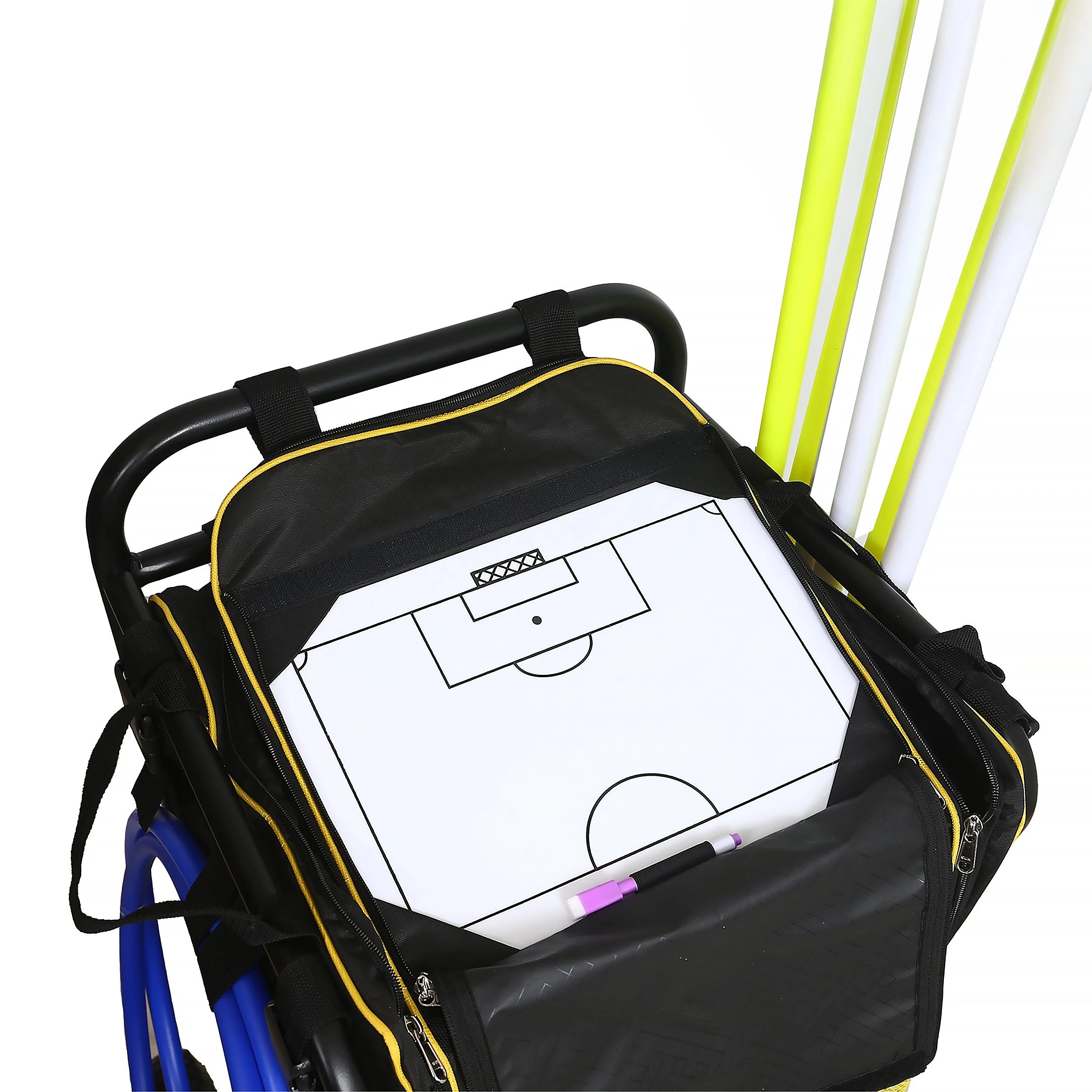 Multisport equipment cart with tactical board Powershot