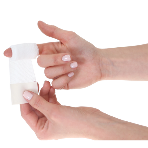 Venda para dedos con compresa integrada 3,5x3,5cm