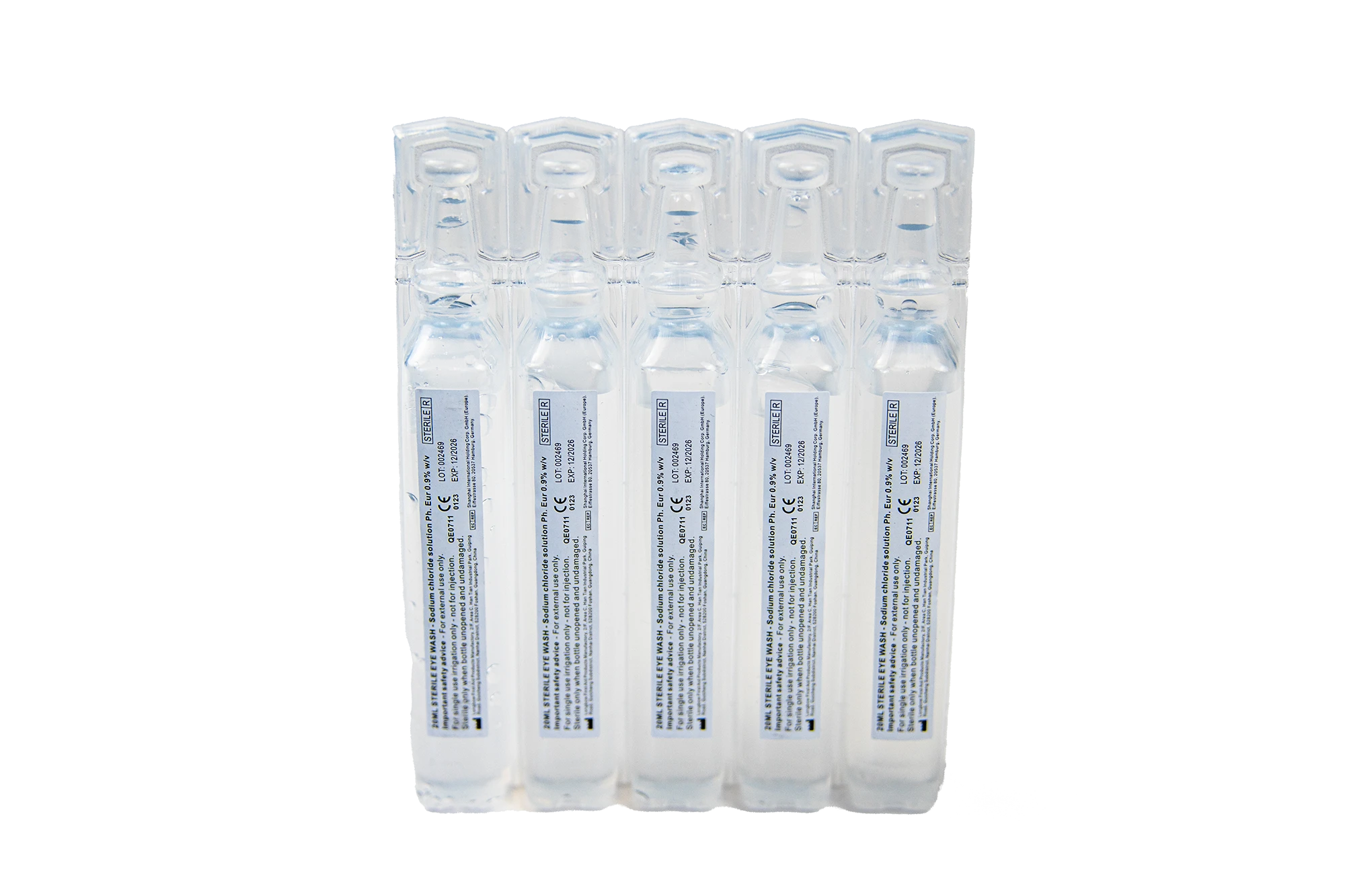 Solución salina - 5 x 20 ml OJOS