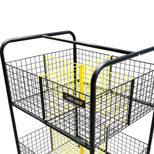 Storage cart with castors and sections - 120cm x 84cm x 70cm Powershot