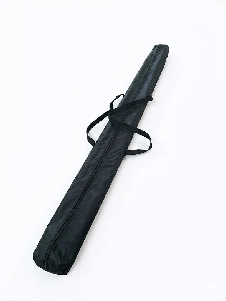Juego de 10 postes de eslalon amarillo neón con bases de resorte – 172 cm
