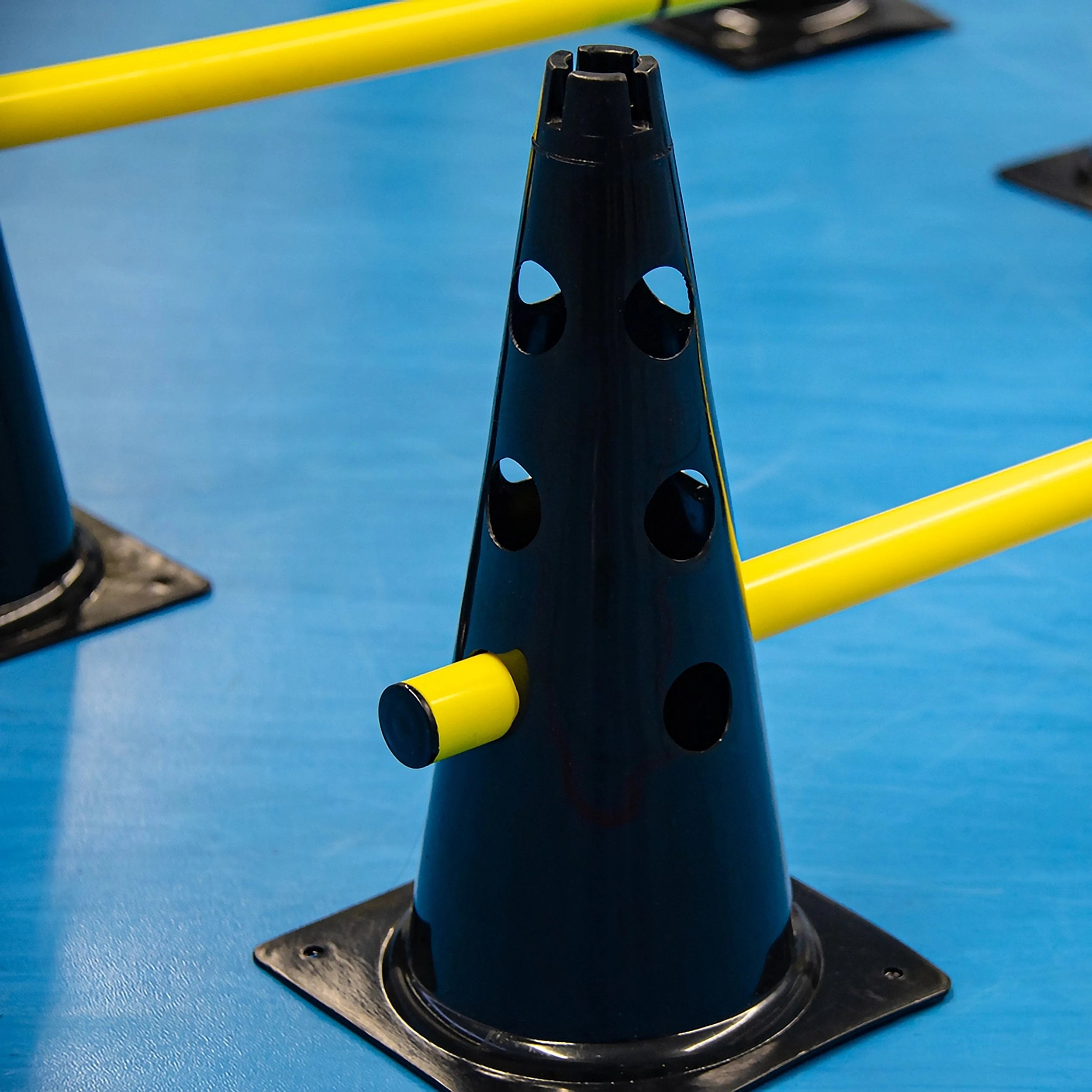 Set of 4 agility cones with bars Powershot