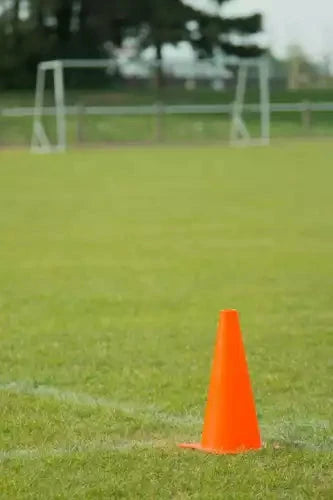 Set of 4 High-Visibility Training Cones - 38cm - Orange Powershot