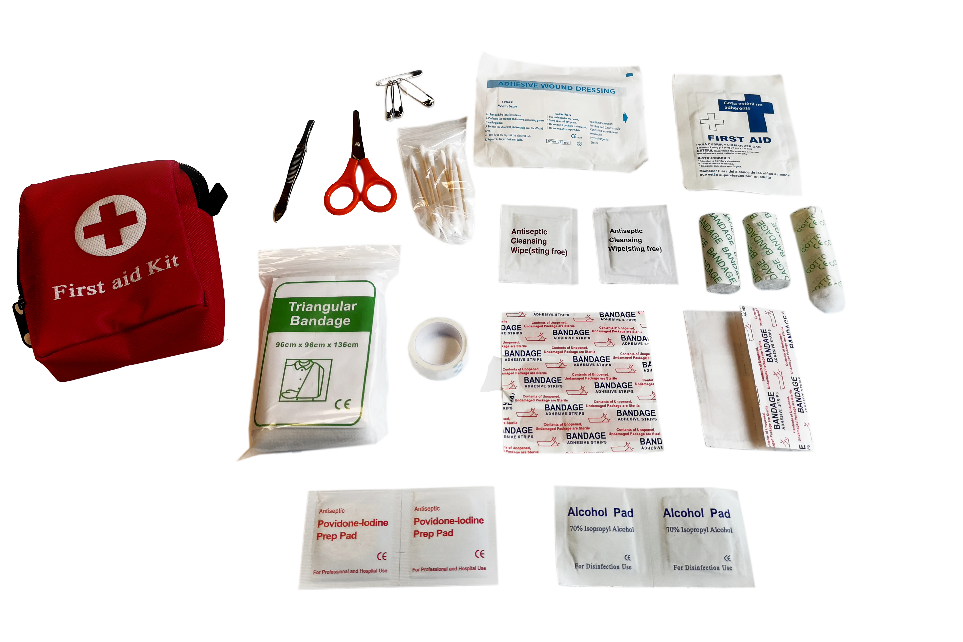 Botiquín de primeros auxilios completo