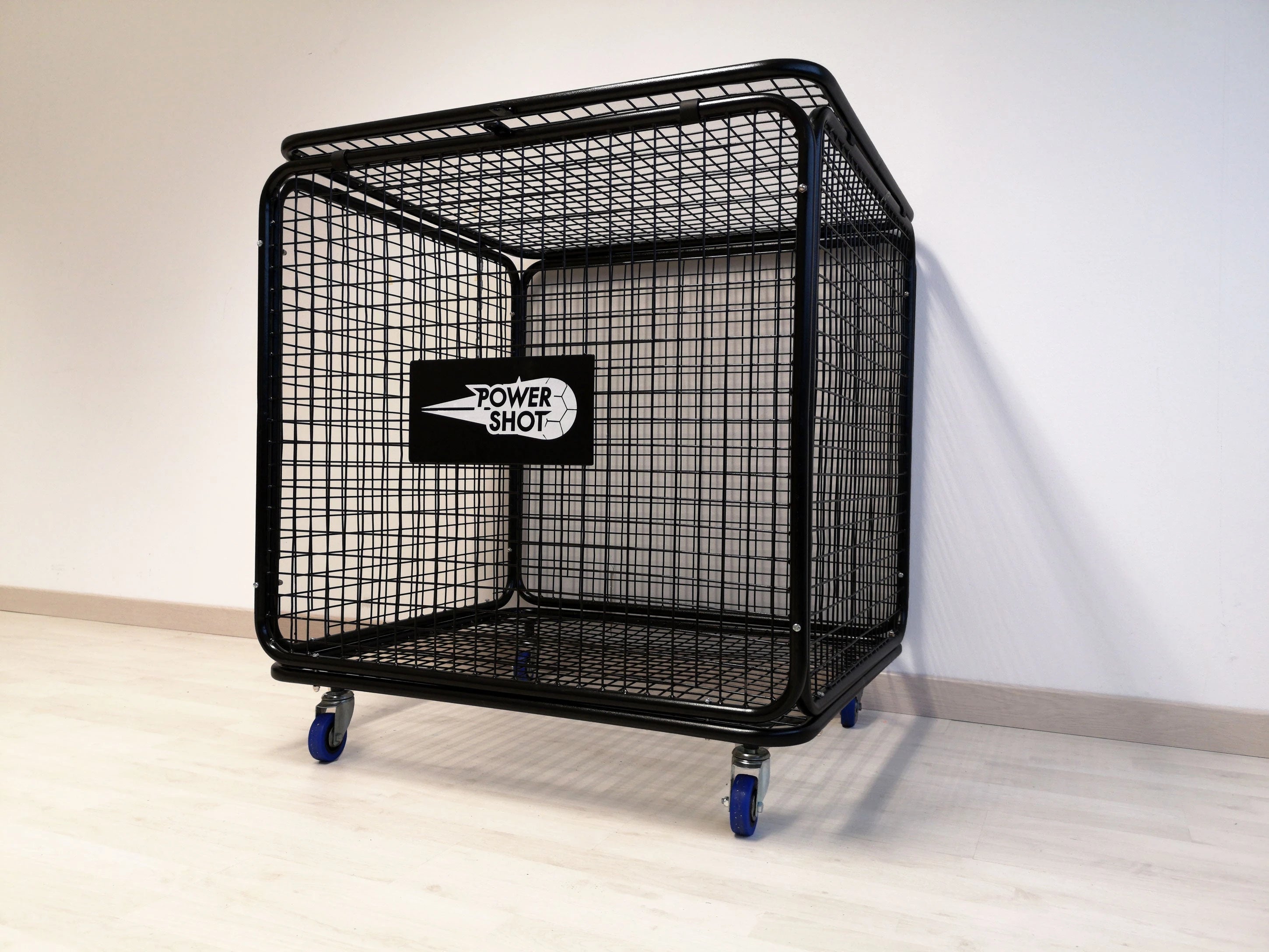 Cesta/Jaula de almacenamiento con ruedas - Para pelotas y equipamiento