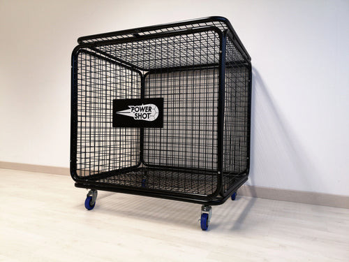 Cesta/Jaula de almacenamiento con ruedas - Para pelotas y equipamiento