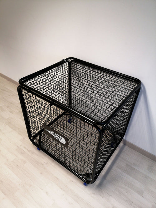 Cesta/Jaula de almacenamiento con ruedas - Para pelotas y equipamiento