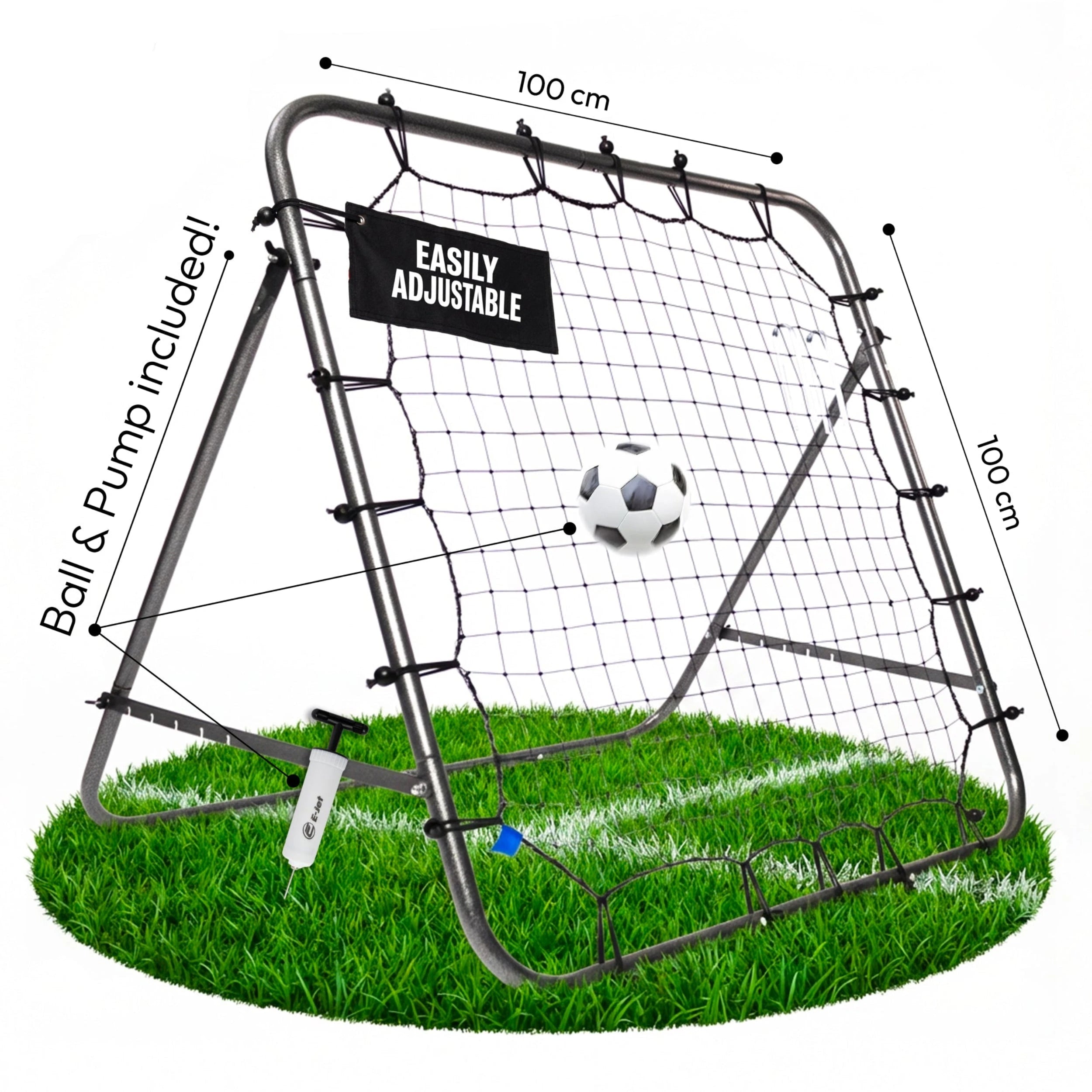 Rebounder set with inflatable ball Powershot