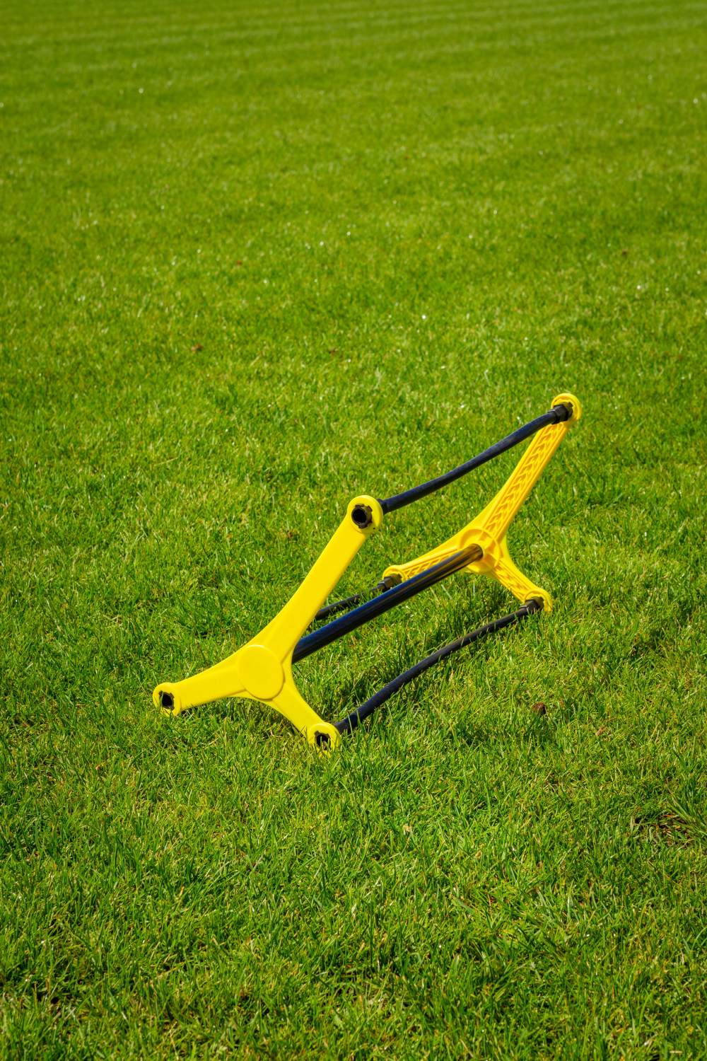 Valla de agilidad triangular de varias alturas
