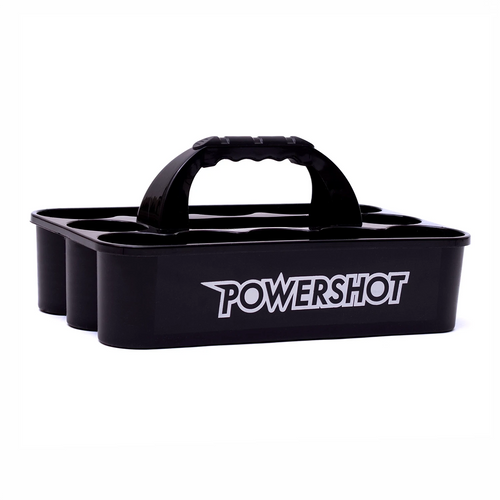 Bottle carrier holds up to 12 bottles Powershot