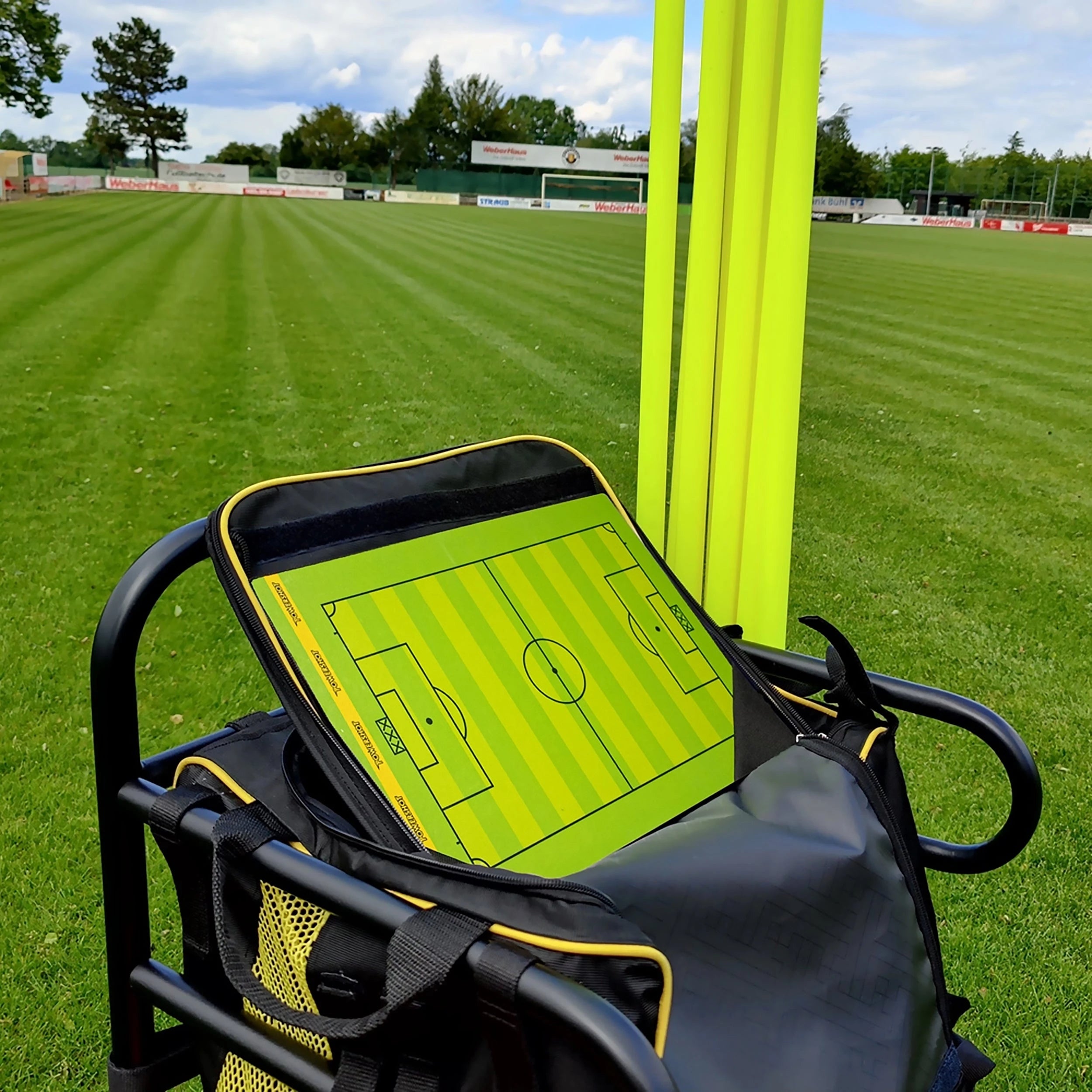 Multisport equipment cart with tactical board Powershot