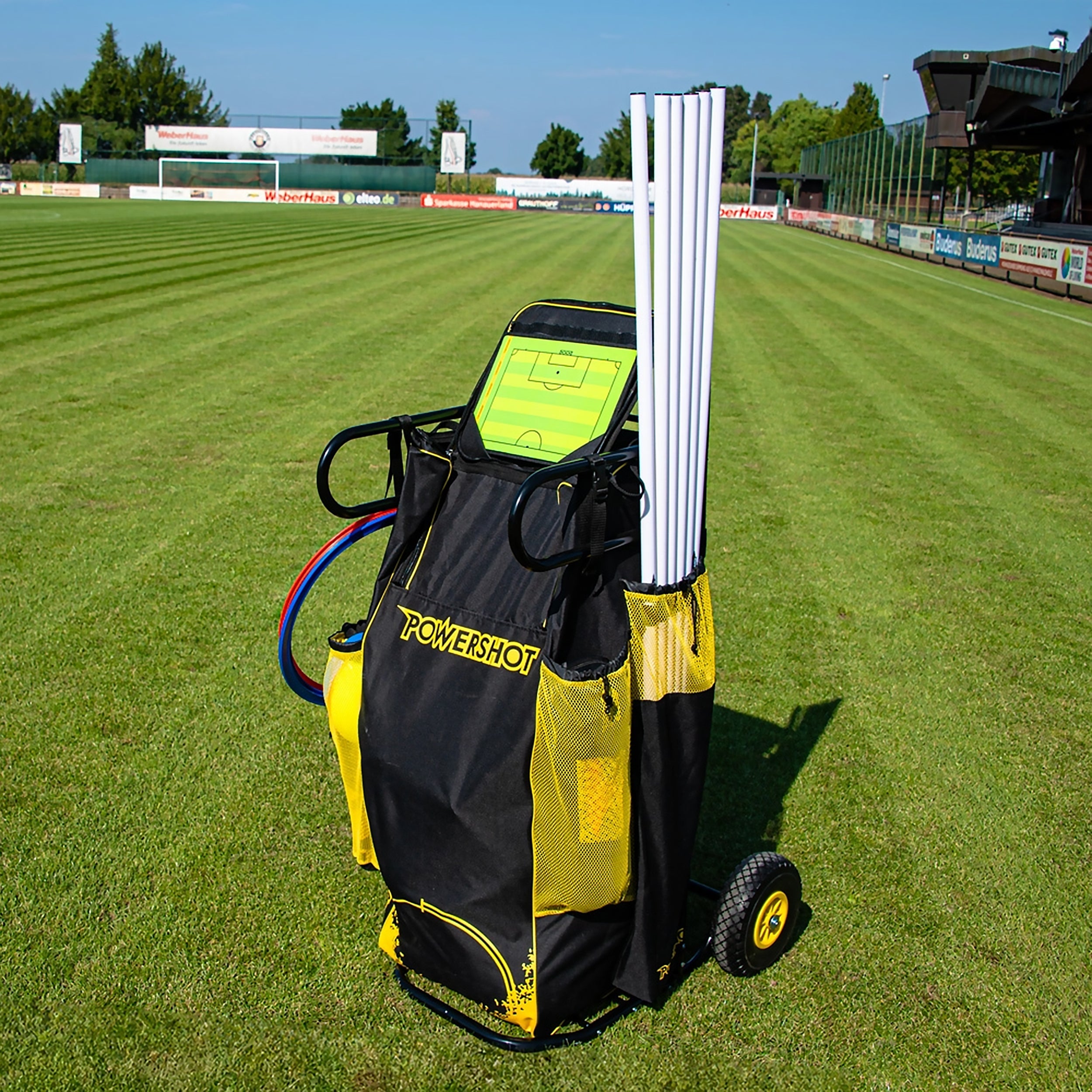Multisport equipment cart with tactical board Powershot