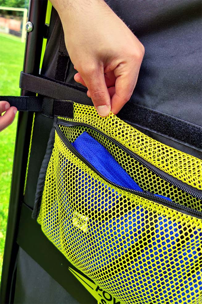 Carro de entrenamiento Powershot - Robusto carro de transporte para balones y equipos de entrenamiento