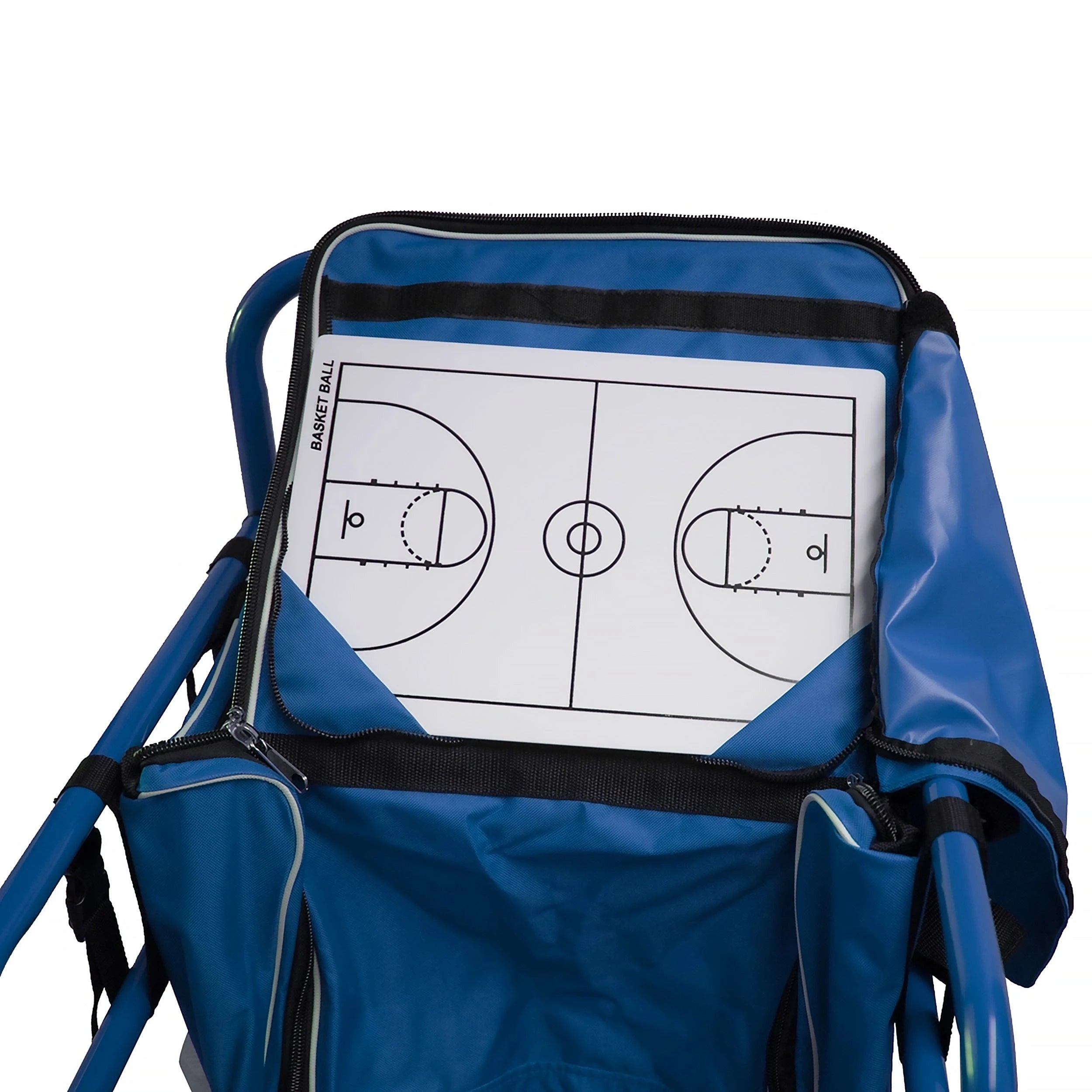 Basketball Equipment Cart with Bib Storage Bag Powershot