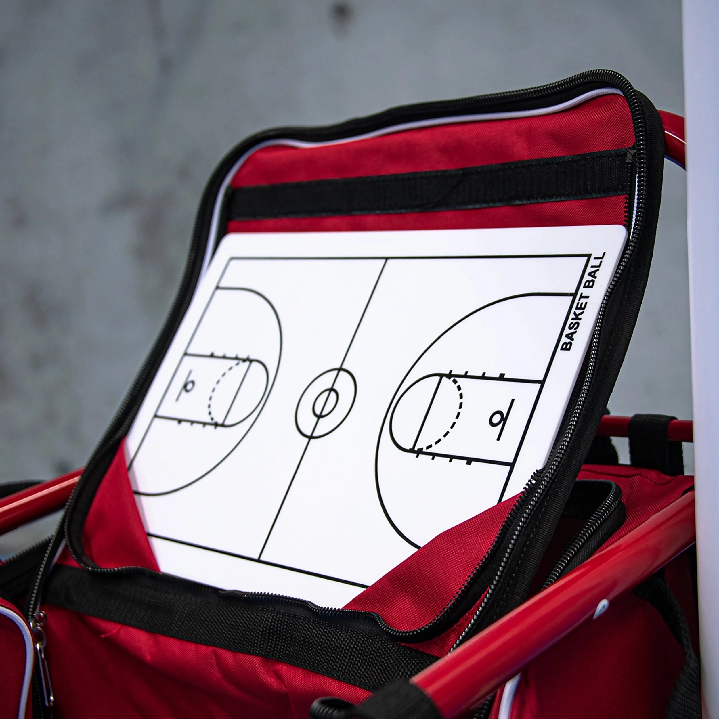 Basketball Equipment Cart with Bib Storage Bag Powershot