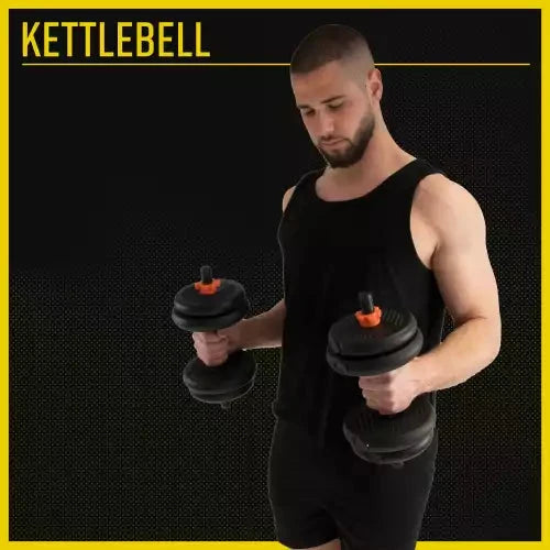 Kit completo de musculación 15 kg - esencial para desarrollar músculos