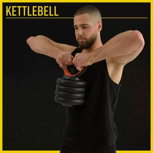 Kit completo de musculación 15 kg - esencial para desarrollar músculos