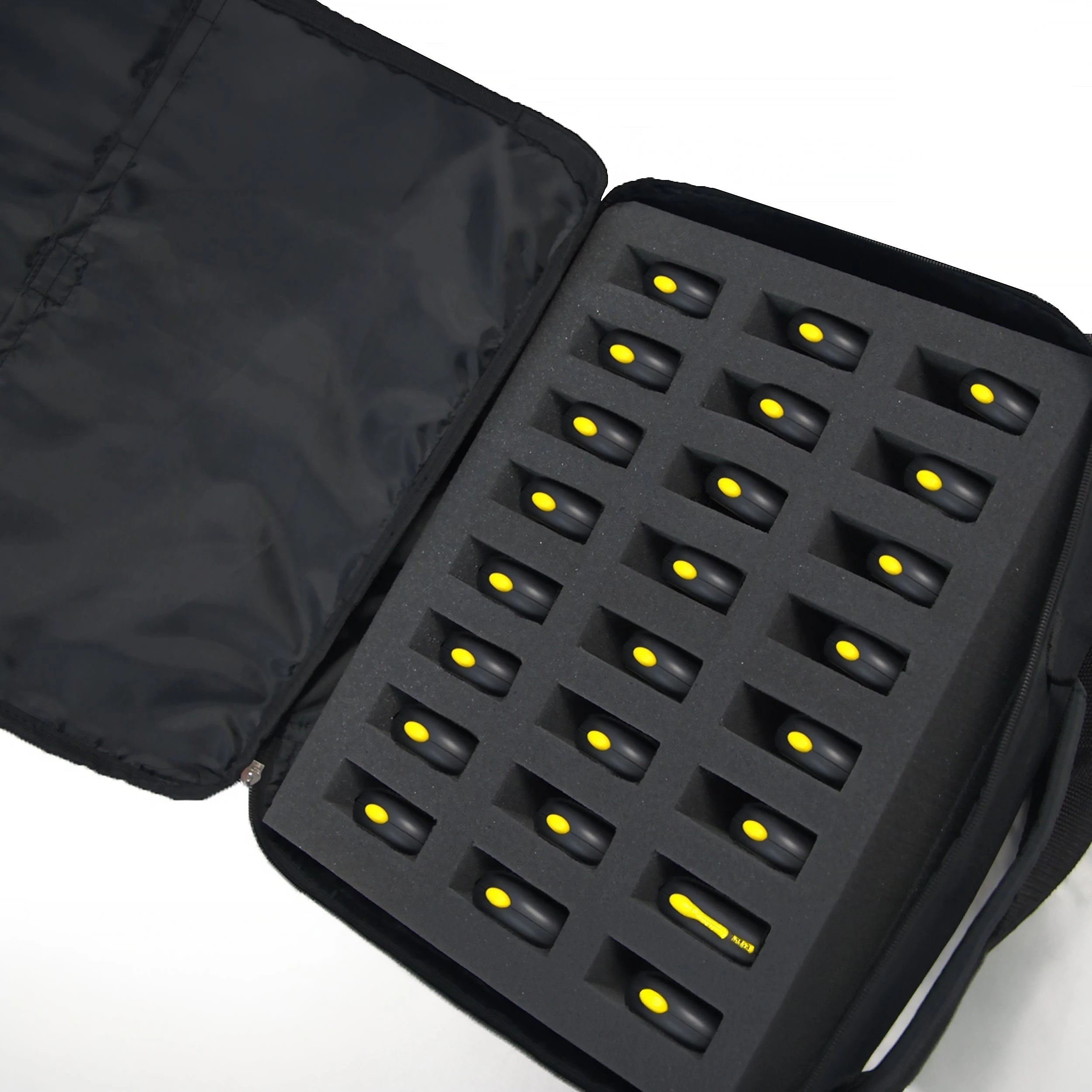 Set of 24 stopwatches with carrying bag Powershot