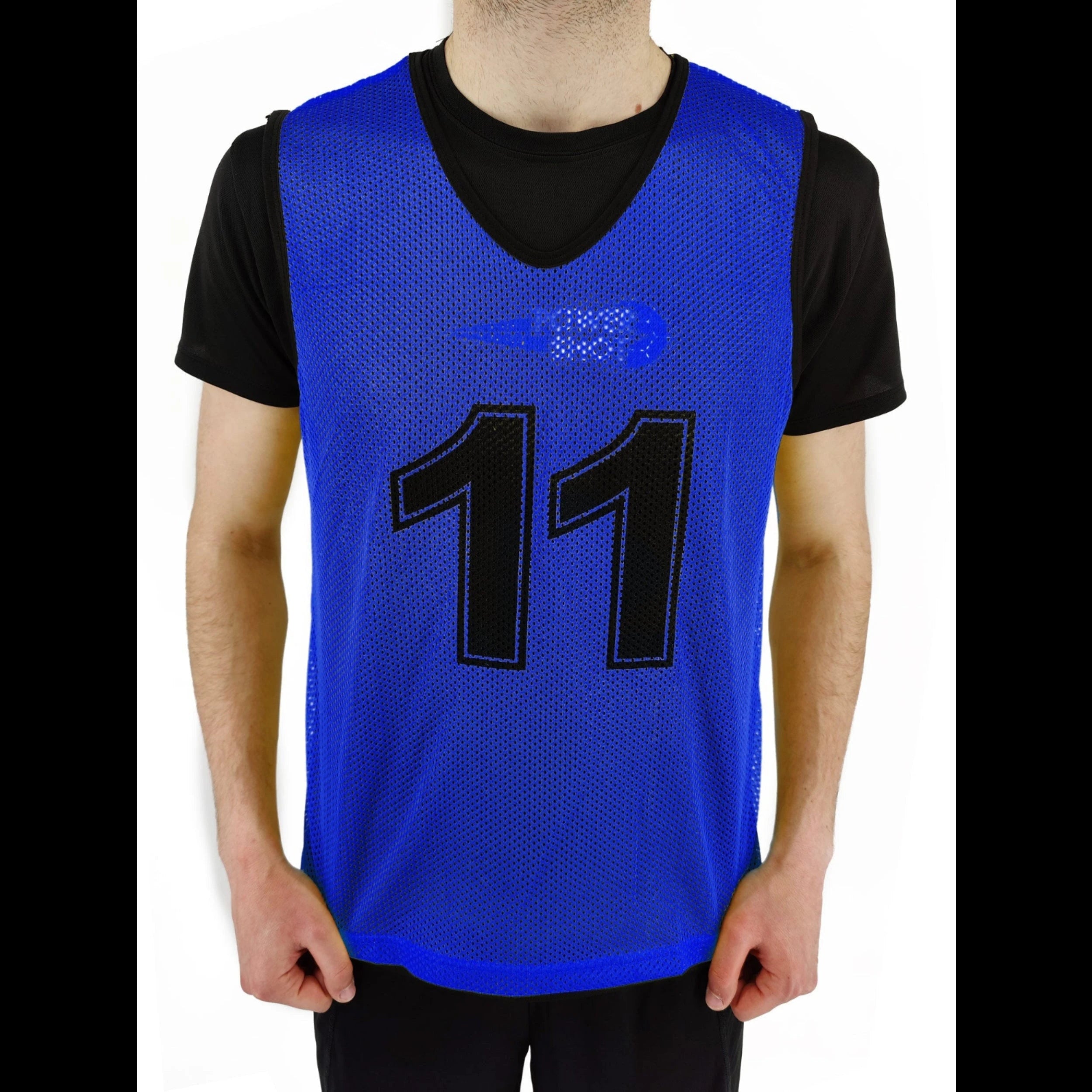 Kit of 11 numbered chasubles 1 to 11 - children Powershot