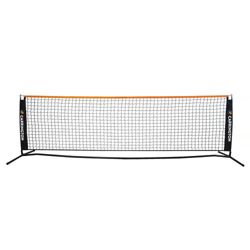 Tennis posts and net with carrying bag - 6m Carrington