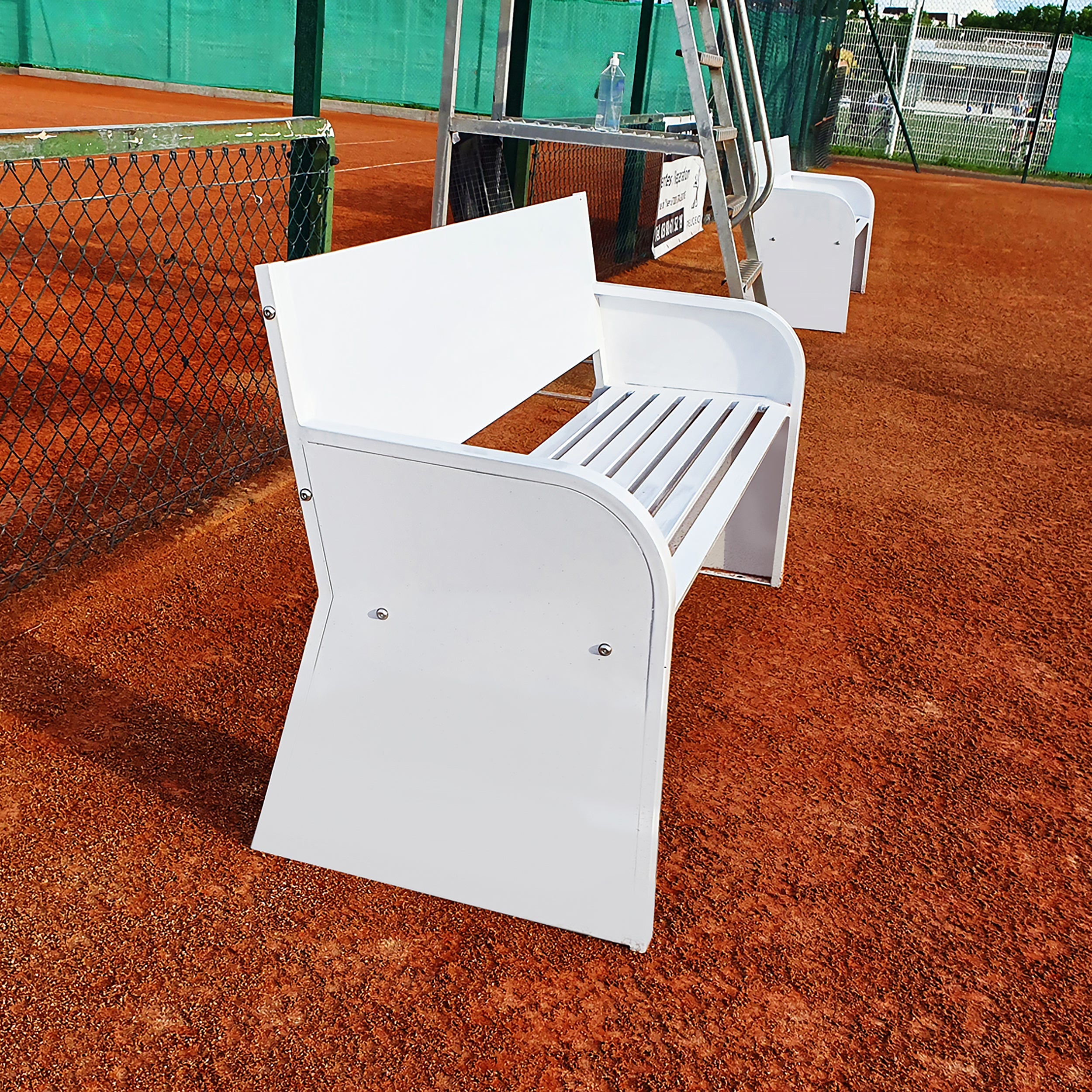 Advertising Tennis Court Bench – Steel Carrington