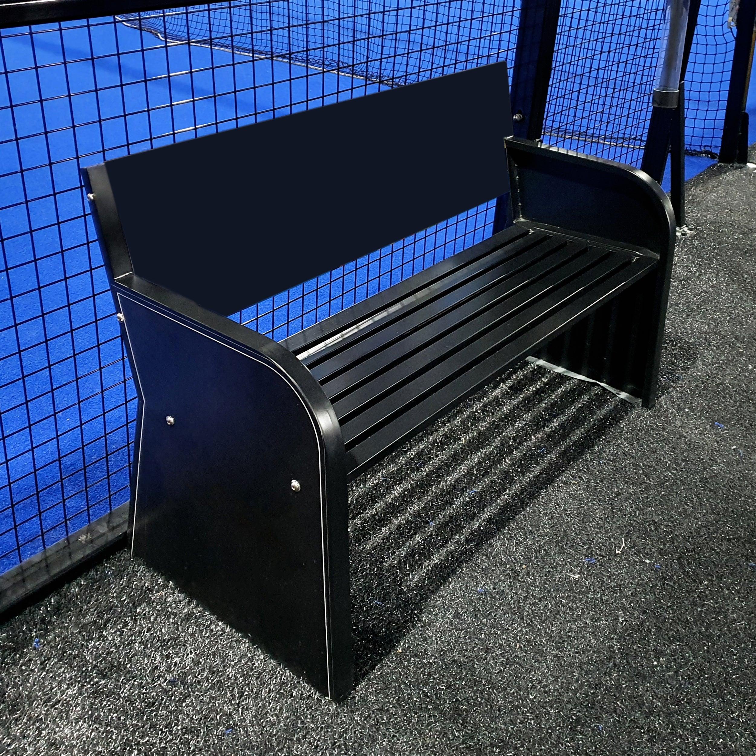 Advertising Tennis Court Bench – Steel Carrington