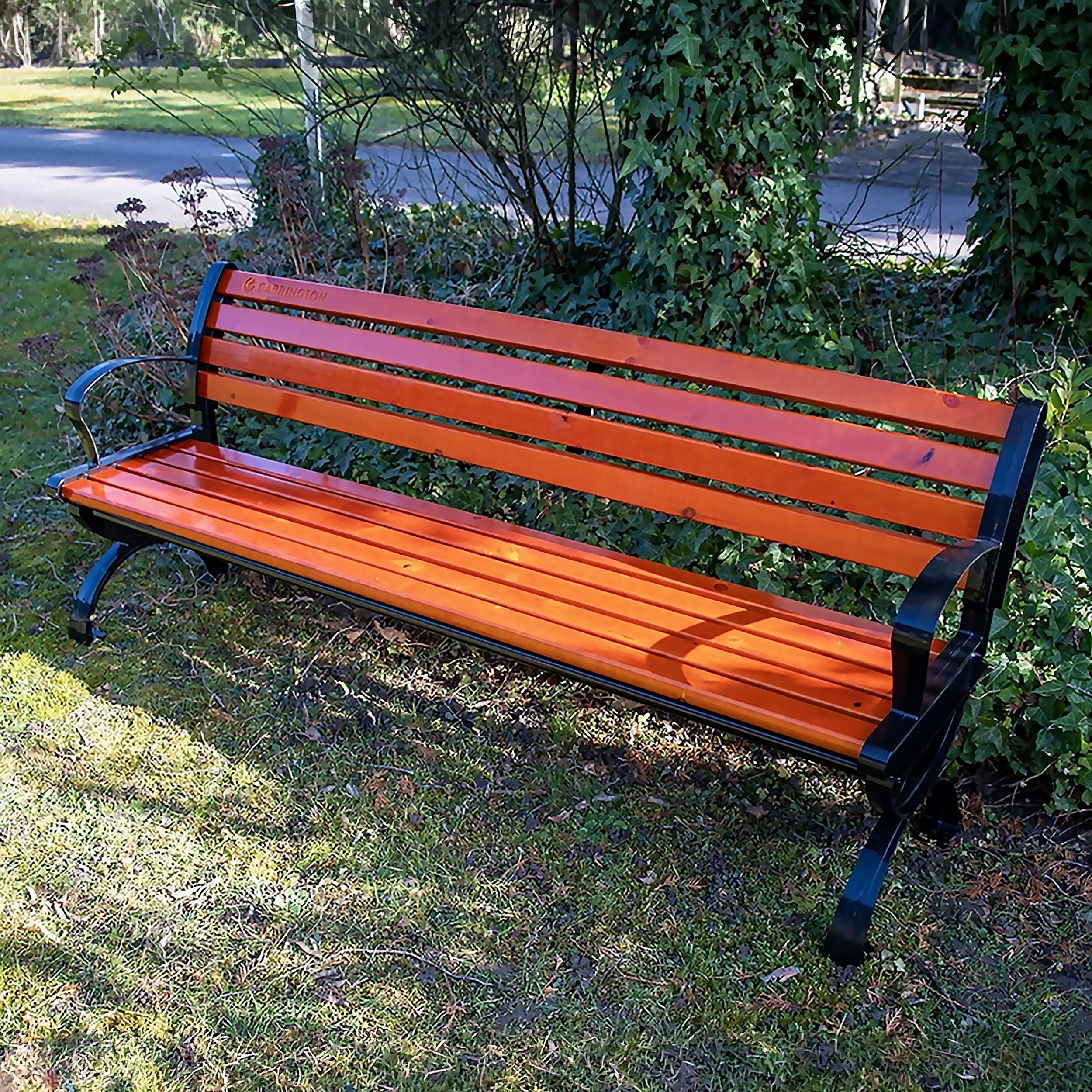 Tennis bench with backrest - 150 cm Carrington