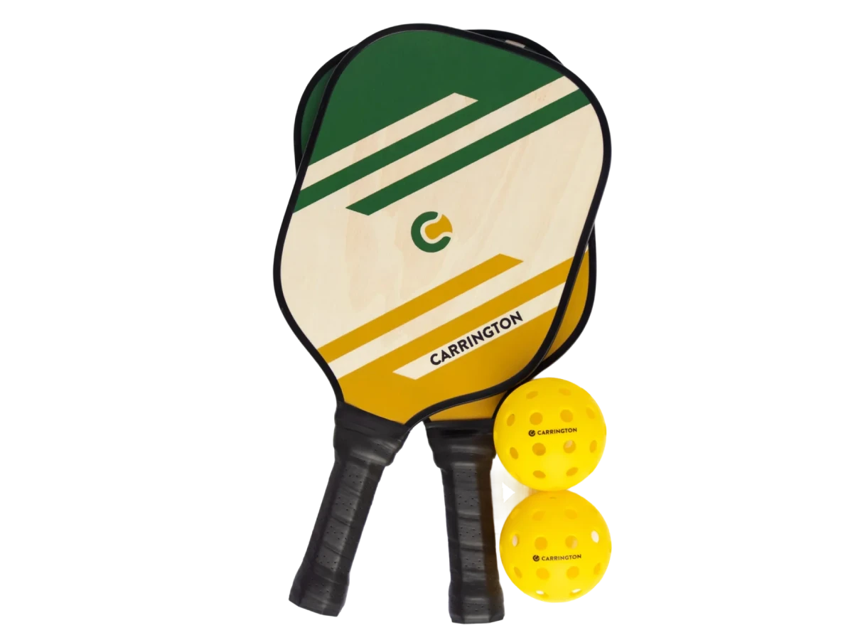 Pickleball - Basic Wooden Paddle-Racket and Ball Carrington