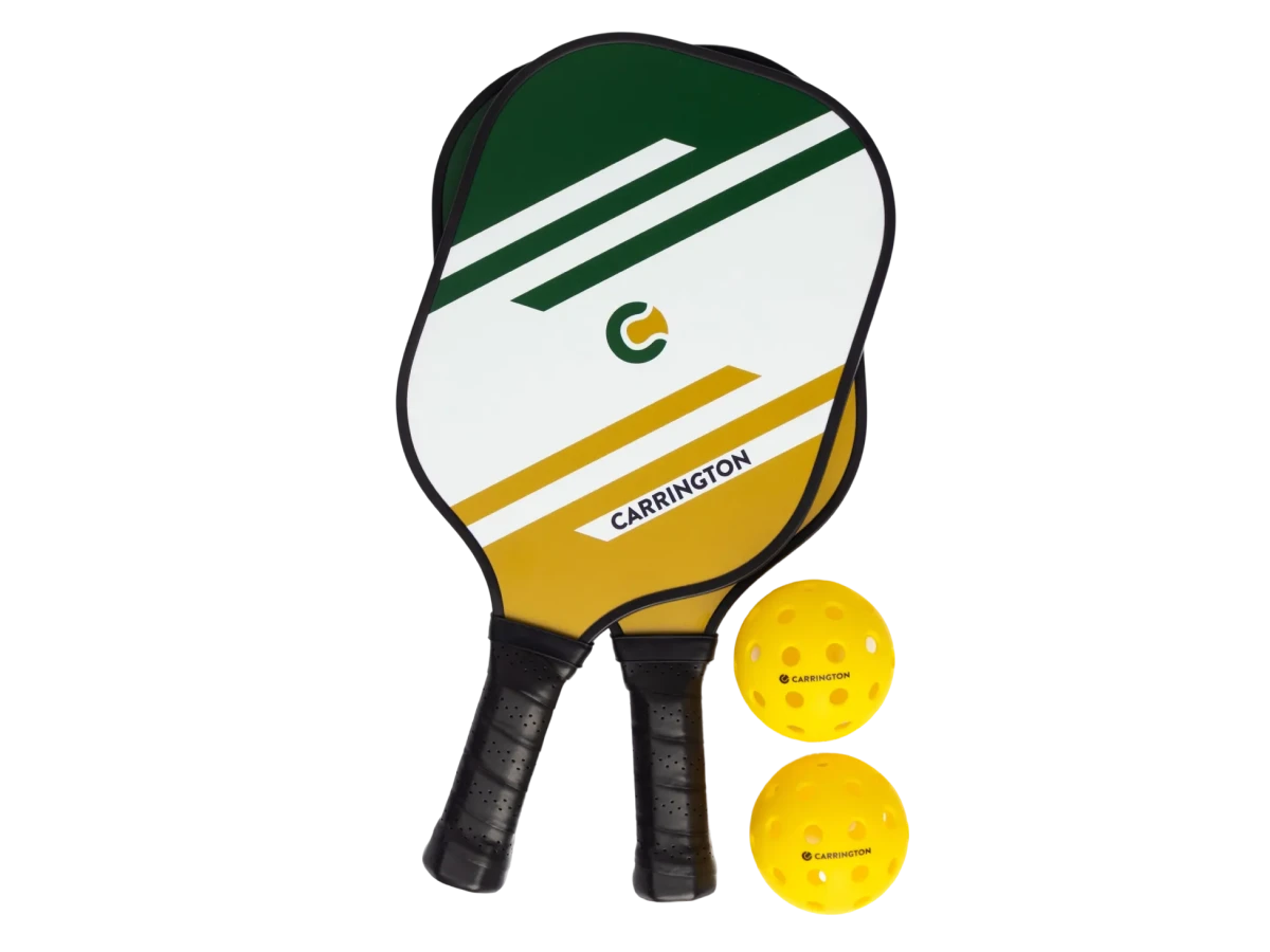 Pickleball - Fiber Paddle-Racket and Ball Carrington