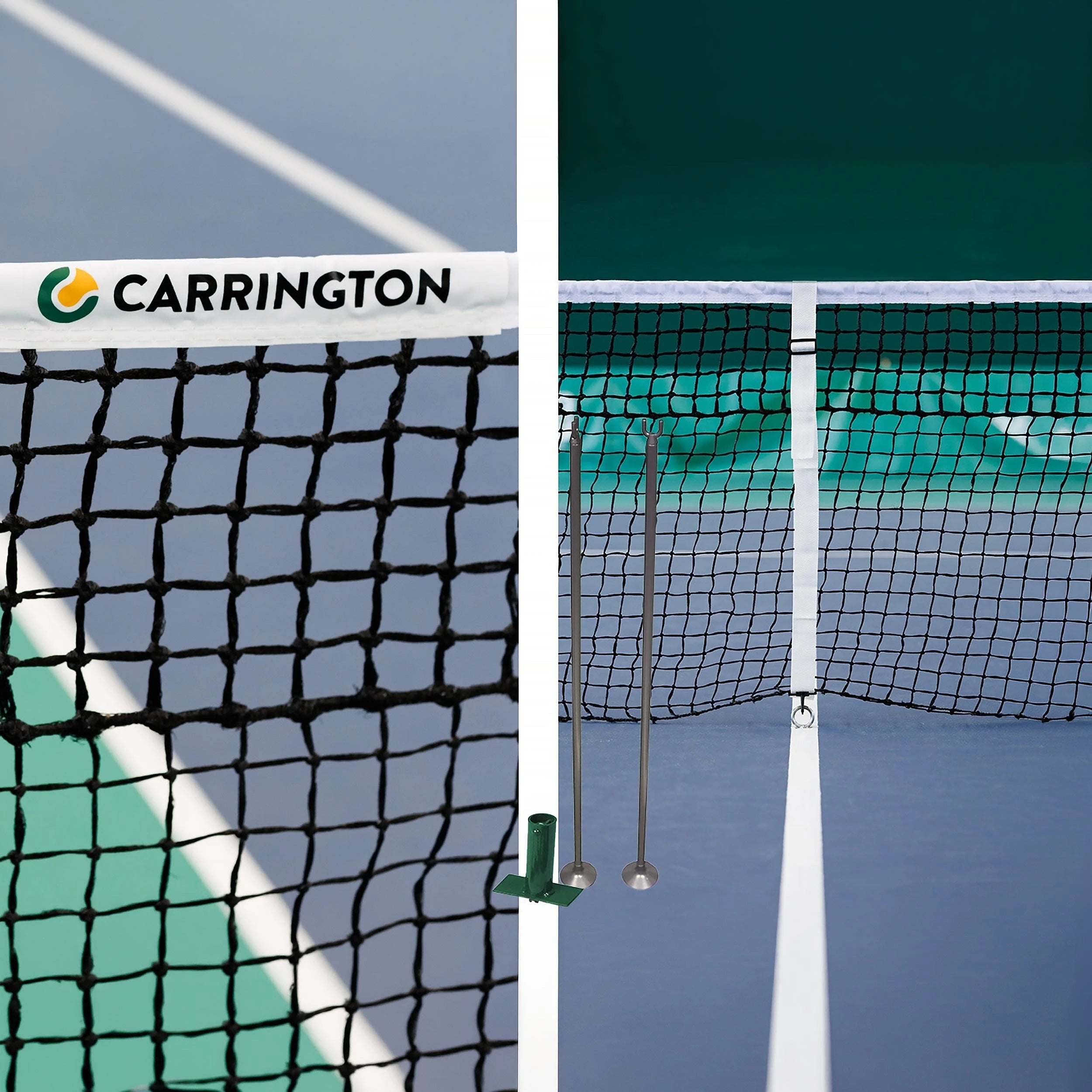 Tennis hard court net kit Carrington