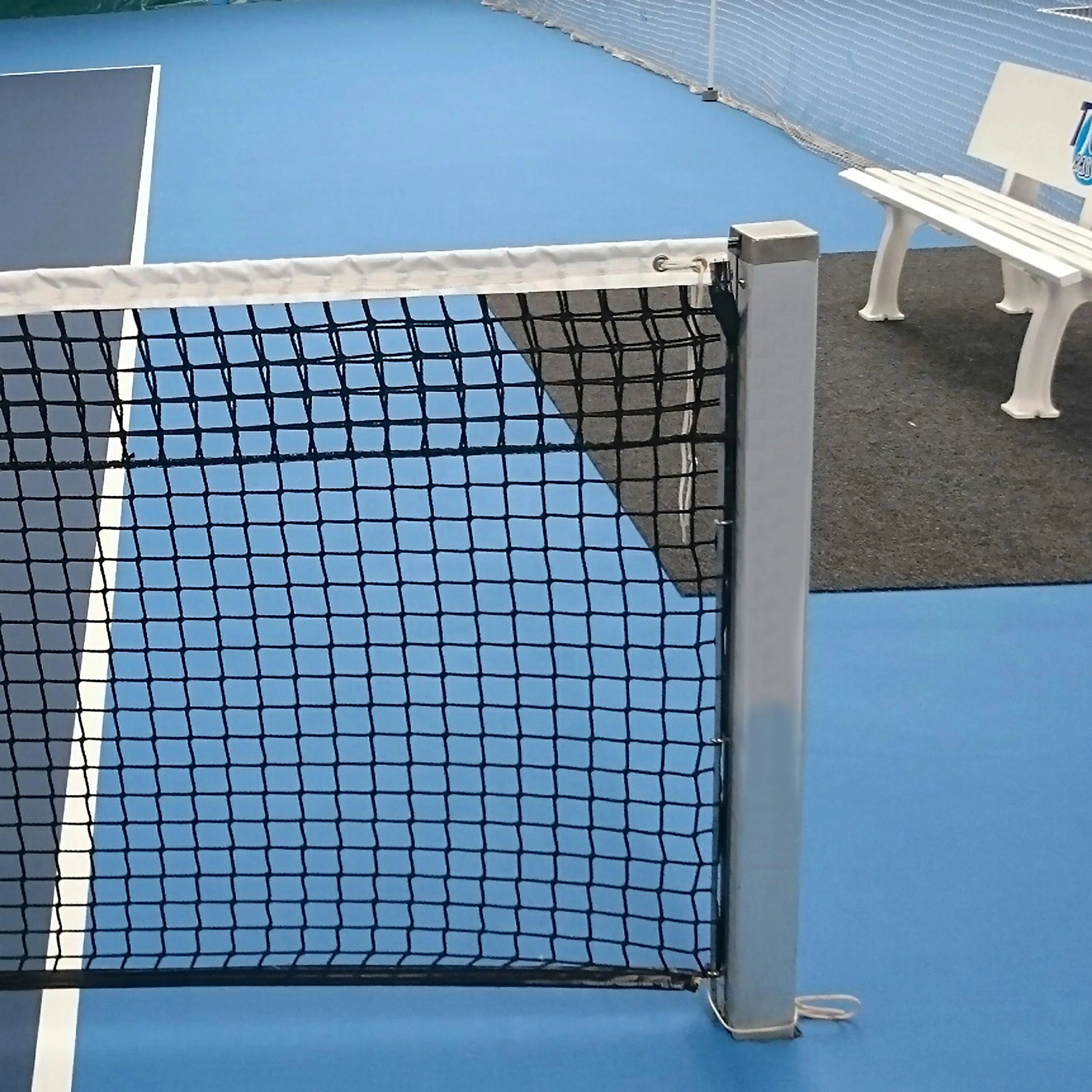 Socketed square tennis posts - 80mm x 80mm Carrington