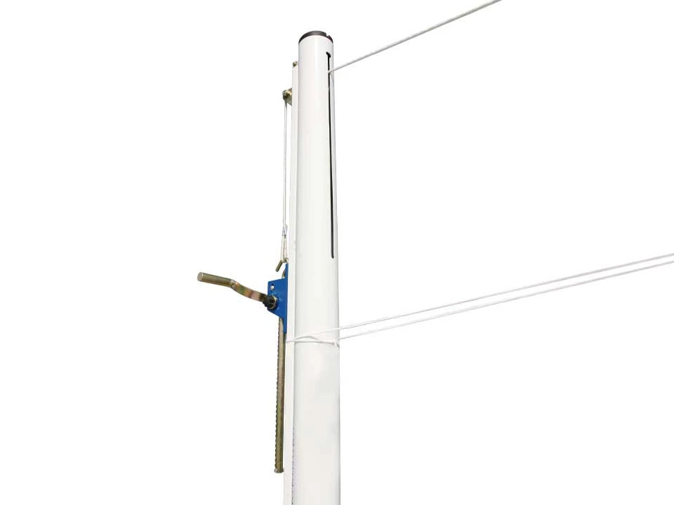 Poste central de voleibol fijo para competiciones