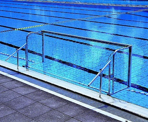 Juego de porterías de waterpolo fijas