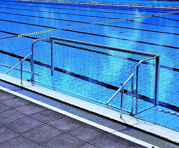 Juego de porterías de waterpolo fijas