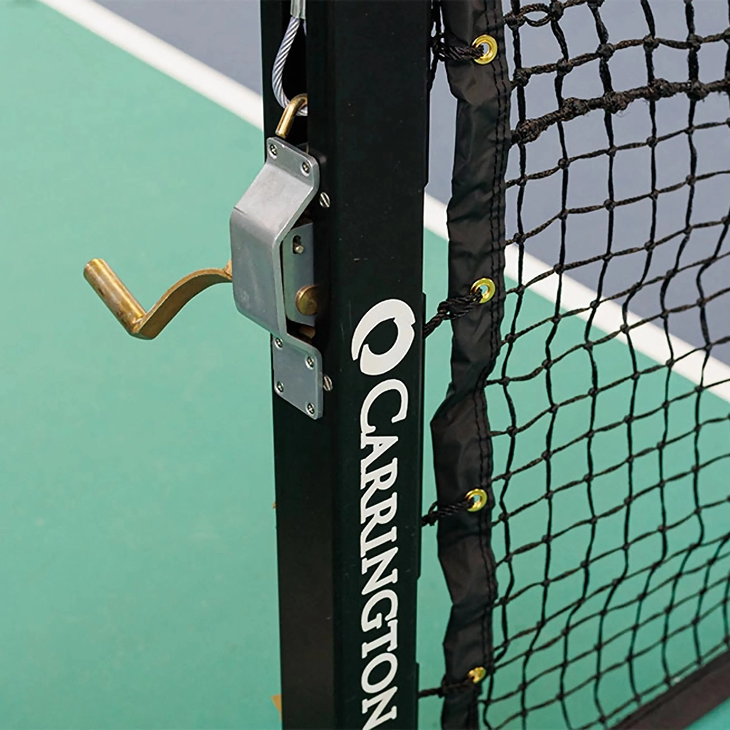 Steel tennis posts Carrington