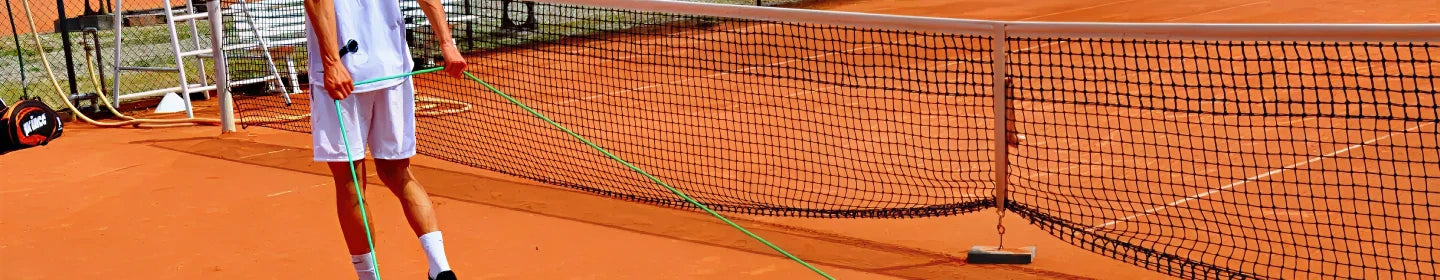 Material para mantenimiento de pistas de tenis