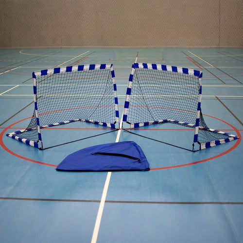Par porterías balonmano desplegables de 1,4 x 1m - con bolsa almacenamiento