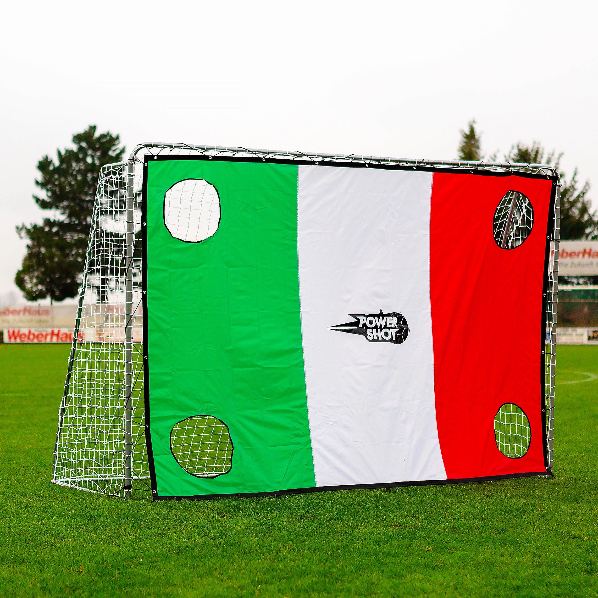 Shooting wall with flag - 3m x 2m Powershot