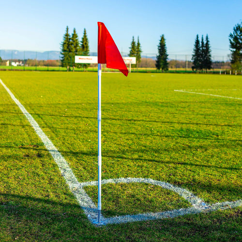 Set of 4 football corner posts flexible and foldable Powershot
